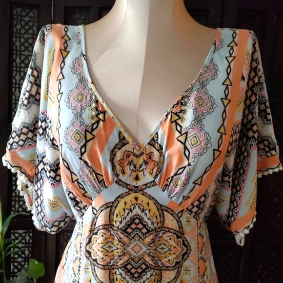 Southwest Kimono Tunic dress - Picture 2 of 12